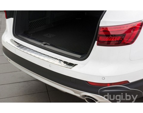 Накладка заднего бампера для Audi A4 B9 Allroad (2016-...) Накладка заднего бампера для Audi A4 B9 Allroad (2016-...)